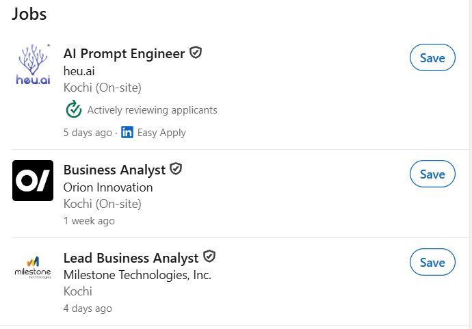 AI for Professionals internship jobs in Kozhikode