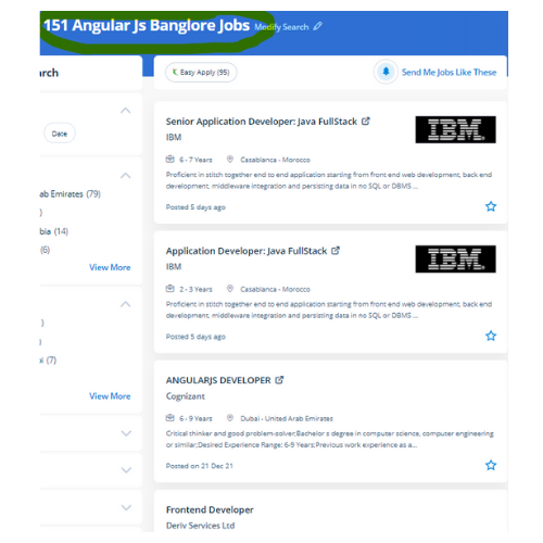 Angular JS internship jobs in Mumbai