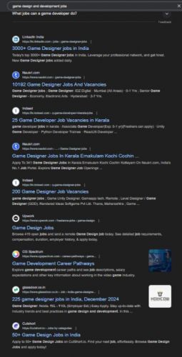 Game Design and Development internship jobs in Chennai