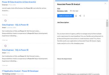 Power BI internship jobs in Noida